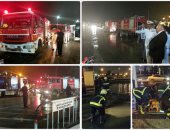 الصرف الصحى بالجيزة تنشر سيارات شفط المياه بالشوارع حتى استقرار الطقس