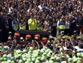 صور.. تشييع جثمان رئيس جواتيمالا السابق فى جنازة عسكرية وشعبية