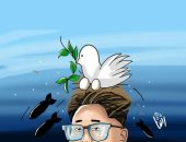 حال الدنيا.. كوريا الشمالية تصالح العالم بنزع السلاح النووى.. كاريكاتير