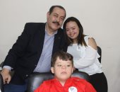 صور.. لطفى بوشناق يغنى مع أطفال ملتقى "أولادنا" لفنون ذوى القدرات الخاصة