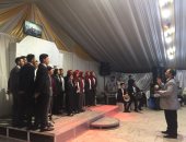 صور.. مديرية الشباب والرياضة بالعريش تنظم أمسية فنيا احتفالا بأعياد سيناء