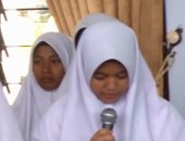 تلاوة خاشعة لفتيات إندونيسيات بالتزامن مع زيارة شيخ الأزهر لمعهد دار السلام