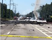 صور.. ارتفاع ضحايا تحطم طائرة شحن بولاية جورجيا الأمريكية لـ9 قتلى