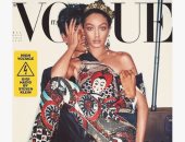 جيجى حديد بـ"وجه أسمر" على غلاف مجلة Vogue