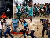 مئات المصابين برصاص الاحتلال الإسرائيلى فى "جمعة عمال فلسطين"
