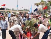 صور.. الشباب والرياضة بالبحر الأحمر تنظم مسيرة "هما دول ولادك يا مصر " 