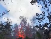 فيديو.. تدمير 30 منزلا على الأقل بسيول الحمم البركانية فى هاواى