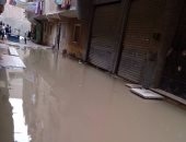 شكوى من غرق شارع إبراهيم بخيت بعزبة النخل فى مياه الصرف الصحى