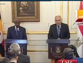 شكرى: بحثت مع وزير خارجية أوغندا ضرورة تنفيذ اتفاق المبادئ حول سد النهضة