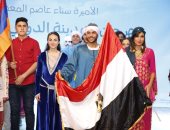  فريق الفنون الشعبية بجامعة عين شمس يقدم عروضا فنية بالأردن.. صور