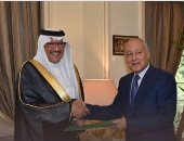 السفير السعودى الجديد بمصر يقدم خطاب اعتماده مندوب دائم بجامعة الدول العربية