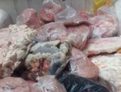 ضبط كميات من اللحوم والدواجن الفاسدة وإعدامها فى شبرا والساحل