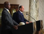 صور.. موسيفينى: دعوت السيسى لزيارة أوغندا ليكون أول رئيس مصرى يرى أفرع النيل 