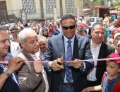 صور .. سكرتير عام المنوفية يفتتح معارض "أهلاً رمضان" بمركزى أشمون وشبين الكوم