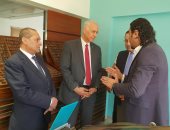 صور ..رئيس جامعة الإسكندرية: نحرص على تسجيل تاريخ الجامعة منذ إنشاءها