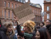 صور.. مظاهرات لطلاب جامعة تولوز بفرنسا ضد قوانين إصلاح التعليم 
