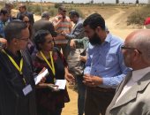 صحفيو السودان وإثيوبيا وجنوب السودان يرصدون أزمة نقص المياه فى الفيوم