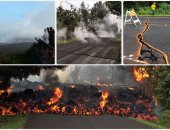 استمرار تدفق الحمم من بركان "كيلا واى" بولاية هاواى الأمريكية