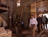 صور.. محافظ أسيوط يتفقد أعمال تطوير مسجد المجاهدين الأثرى