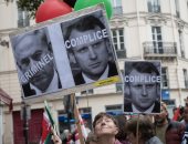 صور.. مظاهرة فى فرنسا احتجاجا على الانتهاكات الإسرائيلية بفلسطين
