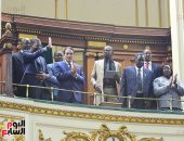 رئيس البرلمان يرحب برئيس الجمعية الوطنية لجمهورية بوركينا فاسو - صور