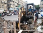 مياه القناة تنتهى من تطهير وصيانة شبكات صرف جنيفة وكبريت بالسويس