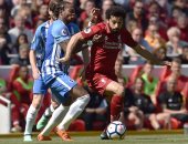 شاهد.. محمد صلاح يسجل فى تفوق ليفربول على برايتون 2 - 0 بالشوط الأول