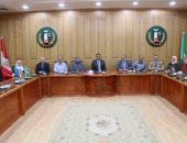 سكرتير عام المنوفية يشهد اجتماع اللجنة المحلية للخدمة العامة بالديوان العام