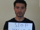 خالد النبوى عبر "تويتر" :"أوقفوا قتل الفلسطينين"