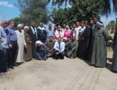 افتتاح موسم دراس محصول القمح بكلية الزراعة بجامعة الفيوم لموسم 2018 