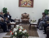 سكرتير عام محافظة المنيا يشهد قداس شهداء كنيسة الإيمان والوطن