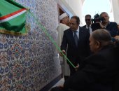 الرئيس الجزائرى يزور المسجد الأعظم بالعاصمة فى ثانى ظهور منذ بداية العام
