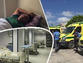 صور.. مصر تضمد جراح الفلسطينيين.. معبر رفح يستقبل المصابين ومستشفيات العريش ترفع حالة الاستنفار.. استقبال أول مصاب فلسطينى برصاص الاحتلال.. وطاقم طبى على بوابة المعبر و8 سيارات إسعاف مجهزة فى انتظار المصابين