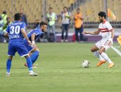 صور.. سموحة ينهى الشوط الأول مُتقدما على الزمالك بهدف فى نهائى الكأس