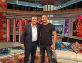 صور.. أمير كرارة يكشف لعمرو الليثى كواليس "كلبش 2" فى "رمضان يقربنا"