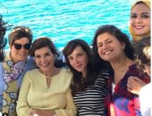 صور جديدة لميرفت أمين من كواليس "بالحجم العائلى"