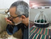 صور.. على غرار قنديل أم هاشم.. أهالى المنوفية يعتقدون فى قدرة بئر سيدى حكيم لعلاج الأمراض.. المواطنون يتوافدون من كل مكان للتبارك به.. يطالبون بفتحه لخدمة الوافدين مثل الماضى.. ومواطن: "لما بمرض مياهه بتشفينى"