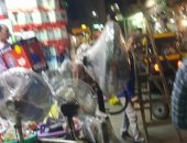 شكوى من انتشار التكاتك والباعة الجائلين بشارع سينما ليلى بالإسكندرية