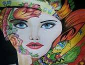 موهوبة تشارك "صحافة المواطن" برسومات فنية