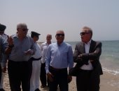 صور.. محافظ جنوب سيناء يصدق على 250 ألف جنيه لاستكمال الشاطئ العام بطور سيناء