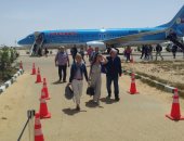 مطار العلمين يستقبل رحلة مباشرة من إيطاليا تقل 181 سائحًا