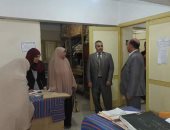 وكيل تعليم المنوفية يتفقد الإدارات الداخلية بالمديرية