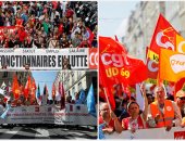 مظاهرات فى فرنسا ضد قانون الخدمة المدنية