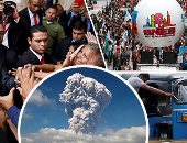 صور.. العالم هذا المساء.. فنزويلا تطرد القائم بالأعمال الأمريكى وواشنطن تهدد بالرد بالمثل.. مصرع 8 أشخاص بسبب أمطار بسريلانكا.. ثوران بركان جبل ميرابى فى إندونيسيا.. ومظاهرات بفرنسا ضد قانون الخدمة المدنية