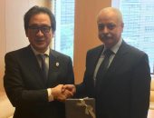 سفير مصر فى اليابان يبحث تعزيز التعاون مع رئيس منظمة التجارة الخارجية