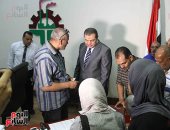 وزير القوى العاملة يتفقد لجان الانتخابات العمالية فى ديوان الوزارة 