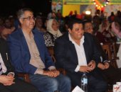 صور.. خالد جلال ورئيس البيت الفنى للمسرح يفتتحان "هل هلالك" فى الهناجر بالأوبرا
