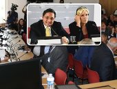 مارين لوبان المرشحة السابقة للانتخابات الرئاسية الفرنسية وعبد الرحيم على فى مؤتمر مشترك بالبرلمان الفرنسى.. ويؤكدان: إيد واحدة فى مواجهة الجماعات المتطرفة.. واللقاء يكشف دور قطر فى دعم جمعيات الإخوان بباريس