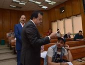 صور .. وزير التعليم العالى يتفقد الامتحانات بجامعة عين شمس