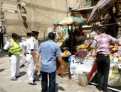 حملات لرفع الإشغالات بمدينة منشأة القناطر فى الجيزة ورصد سرقات الكهرباء